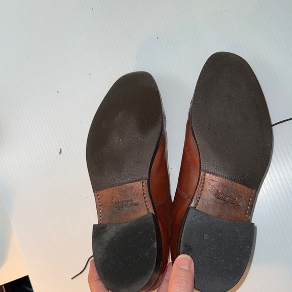 Johnston & Murphy Rich Brown Leather Oxfords - Picture 4 of 6